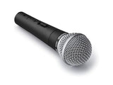 Shure SM58S Cardioid Dynamic Vocal Microphone with On/Off Switch, Pneumatic Shock Mount, Spherical Mesh Grille with Built-in Pop Filter, A25D Mic Clip, Storage Bag, 3-pin XLR Connector