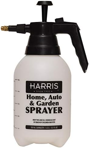 HARRIS Continuous Hand Pump Pressure Sprayer for Home, Lawn, Garden, Car Detailing and More, 1.5L