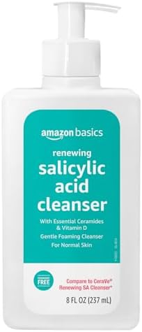 Amazon Basics Renewing Salicylic Acid Cleanser, 8 Fluid Ounces, 1-Pack