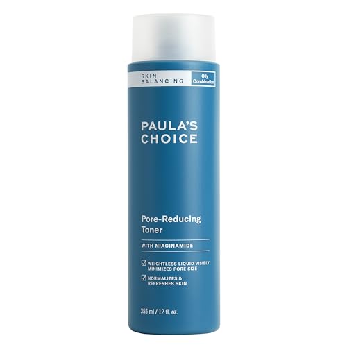Paula's Choice SKIN BALANCING Pore-Reducing Face Toner for Combination and Oily Skin, Minimizes Large Pores, Controls Oil & Shine, Hydrates & Replenishes, Suitable for Acne-Prone Skin