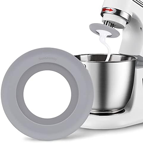 Dough Hook Shield for Kitchenaid Mixer, Keep The Mixer Clean, Fit All Type C Shape 3.74in/95mm Diameter KitchenAid Stand Mixer Hooks (Grey)