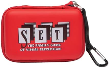 SET Card Games for Kids - Travel Case, Matching Game, Learning Games, Fun Family Games, Game Night, Travel Games, Memory Game, Learning Game, Multi-Player Card Game of Visual Perception, Ages 6+