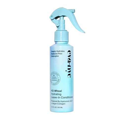 Eva NYC H2-Whoa Hydrating Leave-In Conditioner, Inflused with Hyaluronic Acid and Vegan Collagen, 5.4 fl oz