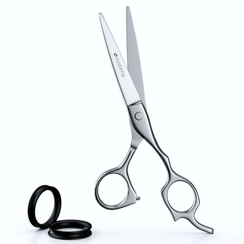 6.5" Hair Cutting Scissors for Professional, Barber & Hairdresser - Extremely Sharp Hair Shears for Cutting, Trimming, Grooming, Precision - Right Hand Hair Scissors for Men, Women, Adults.