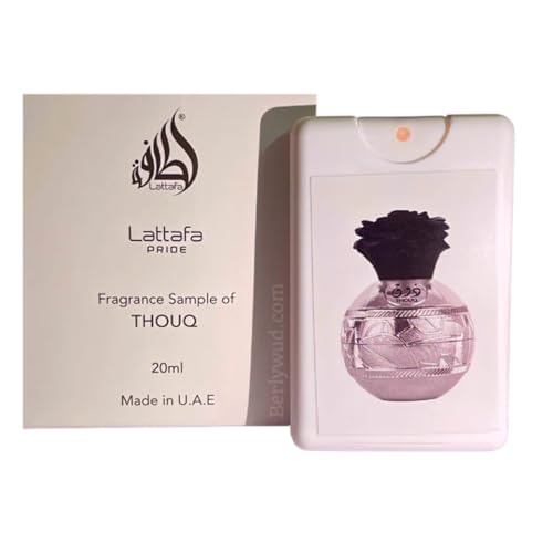 Lattafa Pride EDP Spray 20ML (0.67 OZ), Collection of Travel Size Unisex Perfumes for Men & Women. (20ml, Thouq 20ML)