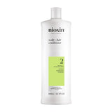 Nioxin Scalp + Hair Thickening System 2 Conditioner, For Natural Hair with Progressed Thinning, 16.9 fl oz (Packaging May Vary)