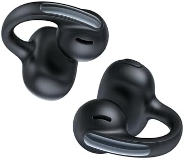 Baseus Bowie MC1 Open Ear Clip-On Earbuds, Adaptive Comfort with Anti-Drop Design, Impactful Sound with Adaptive Bass Boost, Adaptive Noise Cancelling Calls, IP57 Waterproof, 40H Playtime, Lightweight