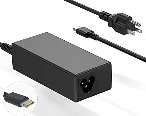 Universal 65W USB C Laptop Charger fit HP Spectre X360,Spectre,Elitebook x360 Lenovo Dell Samsung Asus Acer Google Chromebook Charger Fast Charging Type C Travel Laptop Power Adapter