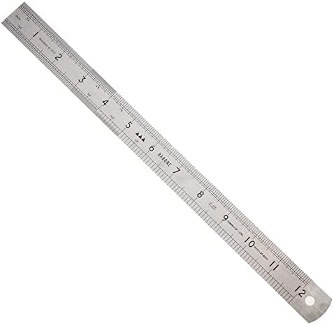 RABONE ! 64R 0-35-401 Precision Steel Rule 300 mm/12 Inch