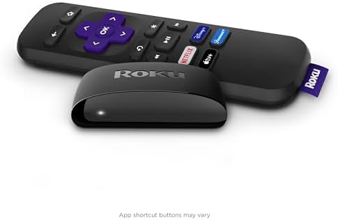 Roku Express HD Streaming Media Player, Black (Renewed)