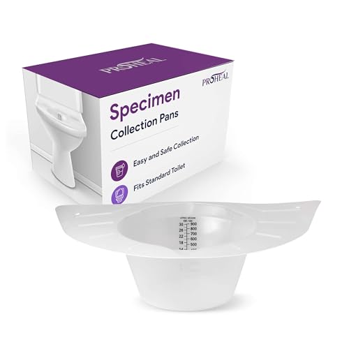 Urine Hats for Toilet - Reinforced Ribbing Stool Sample Collection Kit - Standard Fit Urine Collection Hat for Toilet - Specimen Collector Urine with Durable Materials - 25 Pack