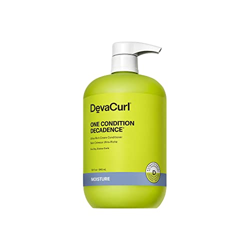 DevaCurl One Condition Decadence Ultra-Rich Cream Conditioner | Fights Tangles | Controls Frizz | Maintains Shine