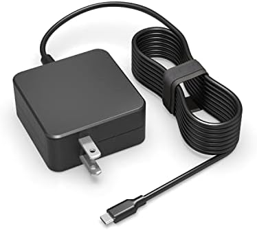 Fast Charger for Asus Chromebook, (UL Safety Certified), 45W USB C 7.5FT Cable Compact Design