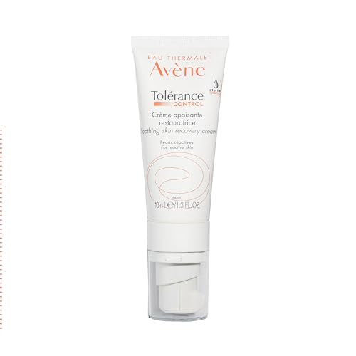 Eau Thermale Avene Tolerance Control Soothing Skin Recovery Cream (previously Skin Recovery Cream) New & Improved, Hypersensitive Normal-Combination Skin Face Moisturizer, No Preservatives, 1.3 fl.oz.