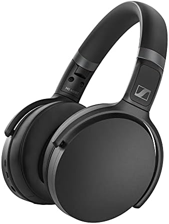 Sennheiser Consumer Audio HD 450BT Bluetooth 5.0 Wireless Headphone with Active Noise Cancellation - 30-Hour Battery Life, USB-C Fast Charging, Virtual Assistant Button, Foldable - Black