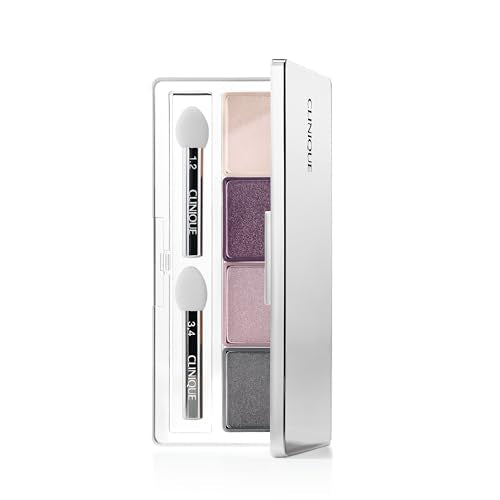 Clinique All About Shadow Quad | Long Lasting, Crease + Fade Resistant + Safe For Sensitive Eyes
