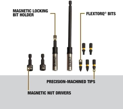 DEWALT DWAFTAS-9 9PC ACCESS SET