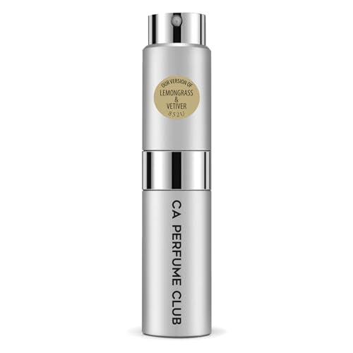 CA Perfume Impression of Lemongrass & Vetiver For Women & Men Eau de Parfum Spray 0.27 Fl Oz/8ml-X1