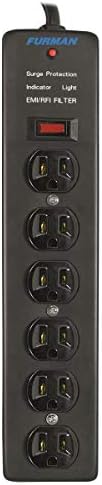 Furman SS-6 6-Outlet Pro Surge Suppressor Strip (SS6d1)