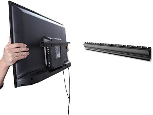 AENTGIU Studless TV Wall Mount, Heavy Duty Drywall TV Bracket Hanger for 26-55 inch Flat Screen TVs, No Stud, No Drill, No Anchors, Easy Install with All Hardware Included