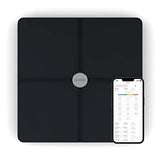 QardioBase X Smart WiFi Scale and Full Body Composition 12 Fitness Indicators Analyzer. App-Enabled for iOS, Android, iPad, Apple Health. Athlete, Pregnancy and Multi-User Modes.