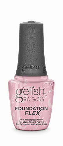 Gelish Foundation Flex Gel Nail Polish, Base Coat For Nails, Neutral Nail Polish Colors, 0.5 ounce