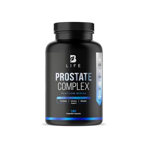 Prostate Supplement for Men 180 Caps with Saw Palmetto, Pumpkin Seeds Extract, Stinging Nettle. B Life Prostate Complex (Prostate Platinum)