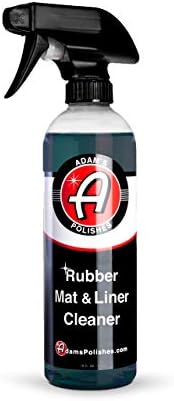 Adam's Polishes Rubber Mat & Liner Cleaner 16oz Protectant & Rubber Floor Mat Cleaning Solution for Car Detailing | Deep Cleans & Restores Mats, Truck Bed Cargo Liners, Trunk Mat Accessories & More