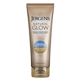 JERGENS Natural Glow + FIRMING Self Tanner, Sunless Tanning Lotion for Fair to Medium Skin Tone, Anti Cellulite Firming Body Lotion for Natural-Looking Tan, 7.5 Ounce