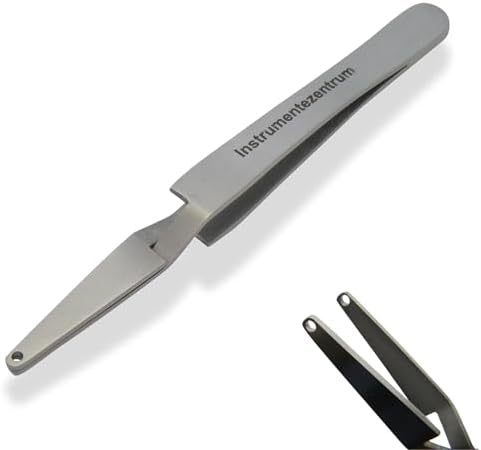 Piercing Ball Grabber Tool - for Small Balls 2mm or larger - Self-Retaining - Stainless Steel - Ball Holder Tweezers T1 - Piercing Tools for Changing Jewelry