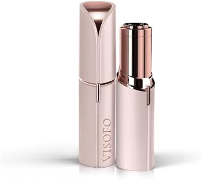 Facial Hair Removal for Women - Electric Razor Device, Small Dermaplaning Remover Tools Finishing Epilator Trimmer Flawless Face Dermaplane Shavers Beauty Gadgets Accessories by VISOFO (Agate)