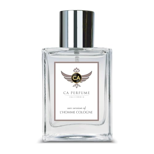 CA Perfume Impression of Yves Lauren L’homme Cologne For Men Replica Version Fragrance Dupes Concentrated Long Lasting Eau de Parfum Spray Refillable Atomizer Bottle 1.7 Fl Oz/50ml-X1