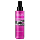 Redken Quick Blowout Heat Protection Spray | Blow Dry Primer Reduces Styling Time | Smooths & Adds Shine | Lightweight Blowdry Spray | For All Hair Types | 4.2 fl. oz.