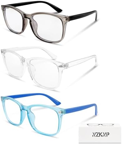 NZKNP Blue Light Glasses for Woman Blue Light Blocking Glasses Fake Glasses Fashion Glasse Computer Glasses for Eye Strain
