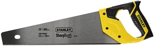 STANLEY Hand Saw, 12-Point/Inch, Sharp Tooth, 15-Inch (20-526)
