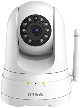 D-Link Indoor Full HD WiFi Security Camera, 2 Way Audio, Pan Tilt Zoom 1080P, Motion Detection, Night Vision, MicroSD & Cloud Recording, Works with Alexa and Google Assistant (DCS-8525LH-US) (Renewed)