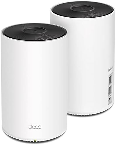 TP-Link Tri-Band Wi-Fi 6 Mesh Router System | 2- Mesh Routers | Coverage up to 5,500 sq. ft. | Deco W7200 (2-Pack)