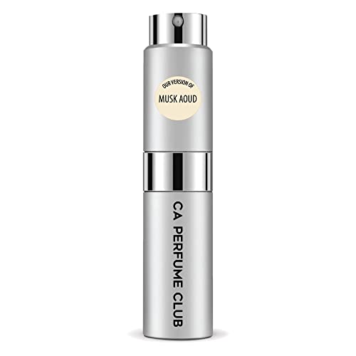 CA Perfume Impression of RojDor Musk Aoud For Women & Men Replica Version Fragrance Dupes Concentrated Long Lasting Eau de Parfum Spray Refillable Atomizer Bottle 0.27 Fl Oz/8ml-X1