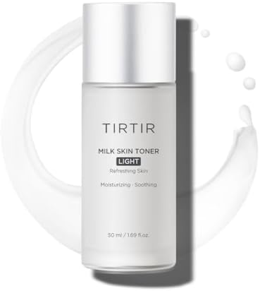 TIRTIR Milk Skin Toner Light | Instant Hydration with 4% Niacinamide, Pore-Tightening, Vegan Toner for Acne-Prone, Sensitive & Oily Skin, Fungal Acne Safe, Panthenol, Allantoin, Vitamin B
