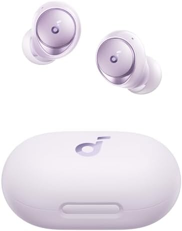 Soundcore by Anker Space A40 Auto-Adjustable Active Noise Cancelling Wireless Earbuds, Reduce Noise by Up to 98%, 50H Playtime, Hi-Res Sound, Comfortable Fit, App Customization(Renewed)