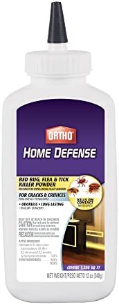 Ortho Home Defense Bed Bug, Flea & Tick Killer Powder, 12 oz