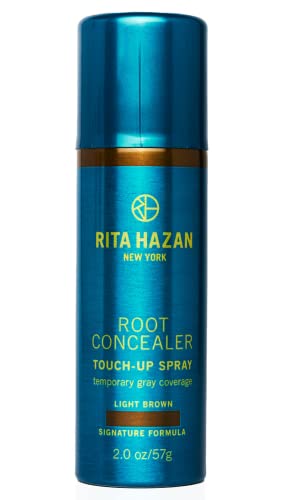 Rita Hazan Root Concealer Touch Up Spray - Instant Spray To Cover Up Roots - Quick Drying, Water-Resistant Formula - Temporary Hair Color Spray for Gray Roots - 2 oz. Root Spray