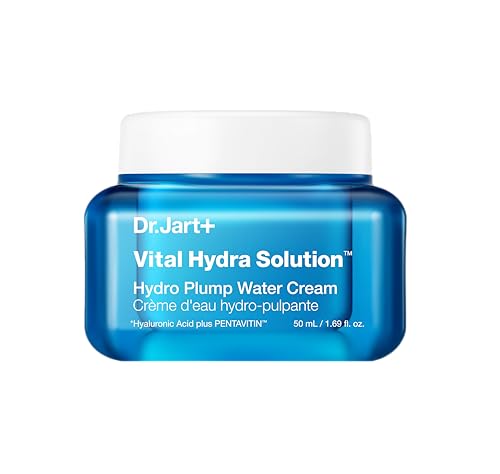 Dr.Jart+ Vital Hydra Solution Water Cream Glow Hydrating Face Moisturizer with Hyaluronic Acid | Korean Skin Care, 1.69 Fl Oz