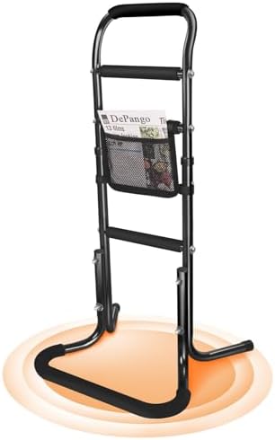 Stand Assist Aid for Elderly, Aluminum Alloy Standing Aids & Supports for Rising from Chair Couch, Sturdy Chair Lift Assist Grab Bar for Seniors Disabled Handicap Adults, Height-Adjusted