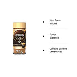 Nescafe Gold Espresso Jar 95g (Pack of 2)