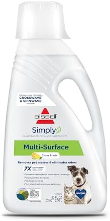 Bissell Simply Multi-Surface Formula, 80 oz, Clear, 80 Fl Oz