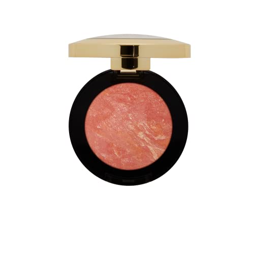 MILANI Baked Blush - Corallina (0.12oz) Cruelty-Free Powder Blush - Shape, Contour & Highlight Face for a Shimmery or Matte Finish