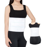 Pauline Abdominal Binder Post Surgery Compression Support | Stomach Wrap Belly Band for Hernia Tummy Tuck | Soft, Latex-free, Breathable - (30" - 45") 3 Panel - 9" High