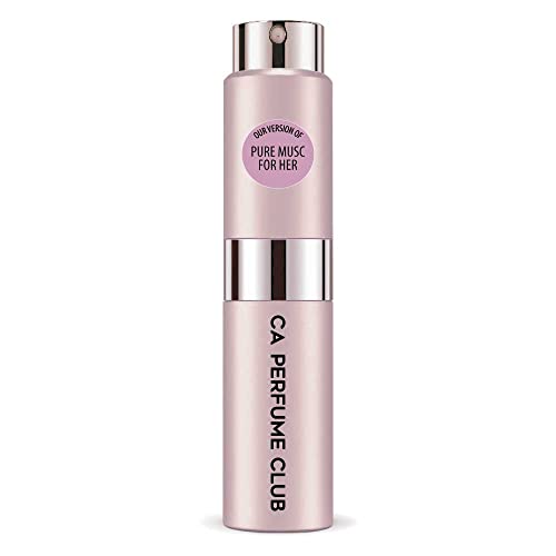 CA Perfume Impression of Narcis R. Pure Musk For Women Replica Version Fragrance Dupes Concentrated Long Lasting Eau de Parfum Spray Refillable Atomizer Bottle 0.27 Fl Oz/8ml-X1