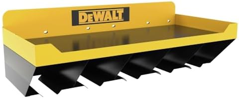 DEWALT Tool Organizer, Power Tool Storage Shelf, Hold up to 5 Tools, 100lb Capacity, DEWALT Workshop Storage System Compatible (DWST82822)